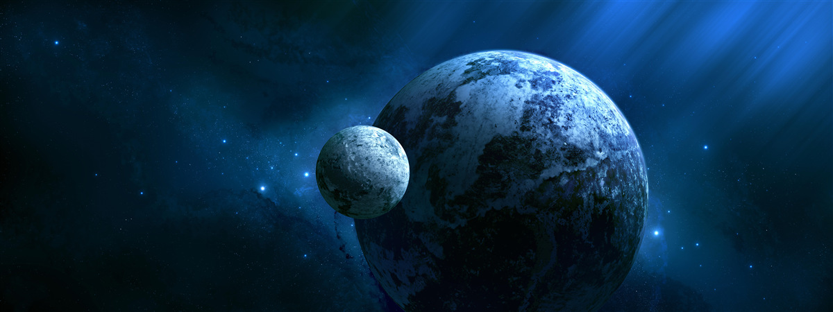 Fototapeta widok na planetę Ziemię