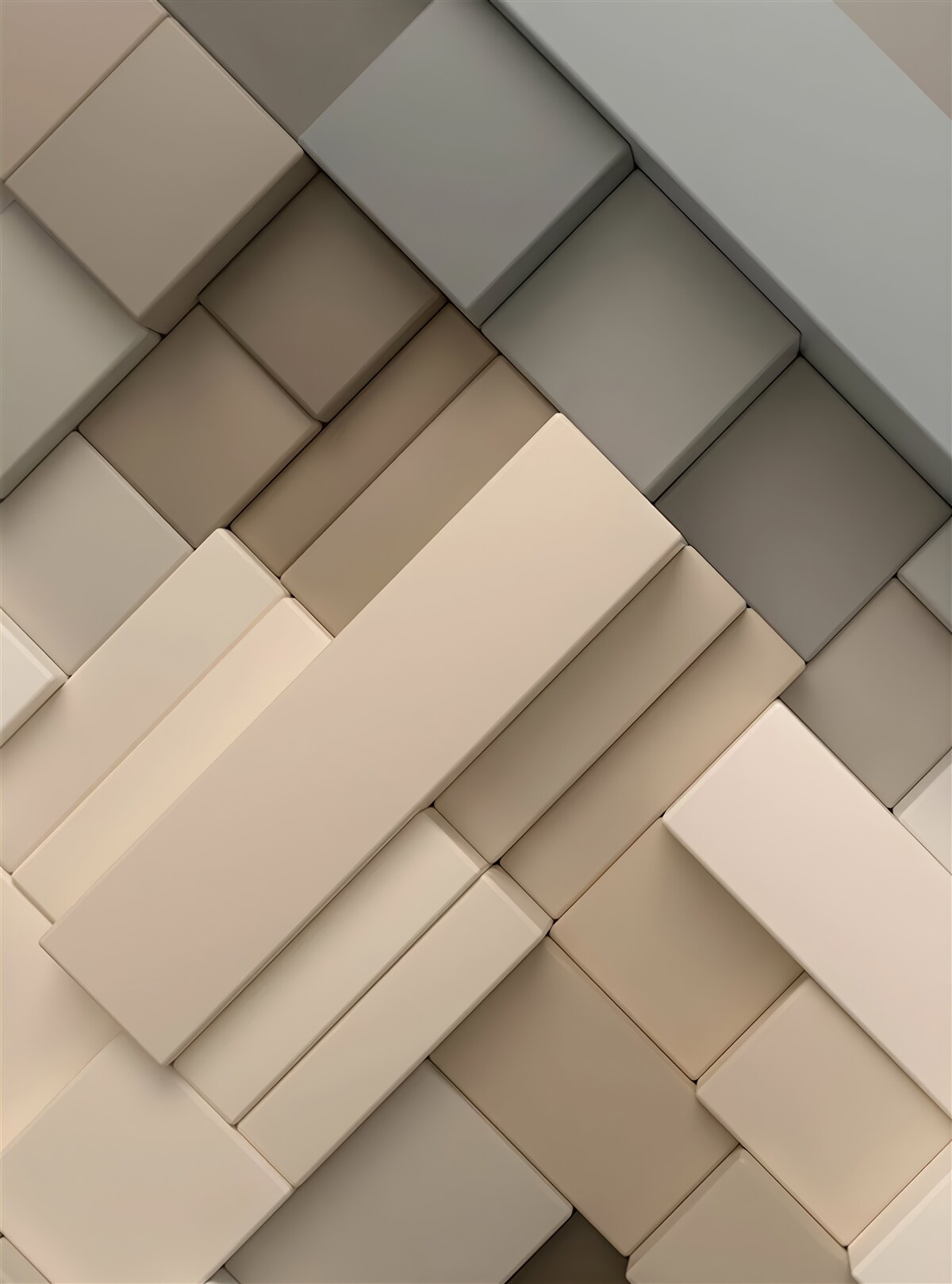 Fototapeta Lekkie wolumetryczne kształty geometryczne