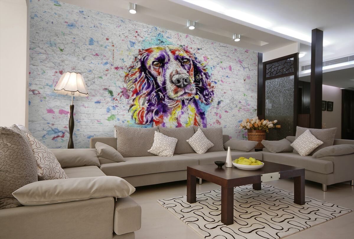 Fototapeta Pies w stylu pop-art