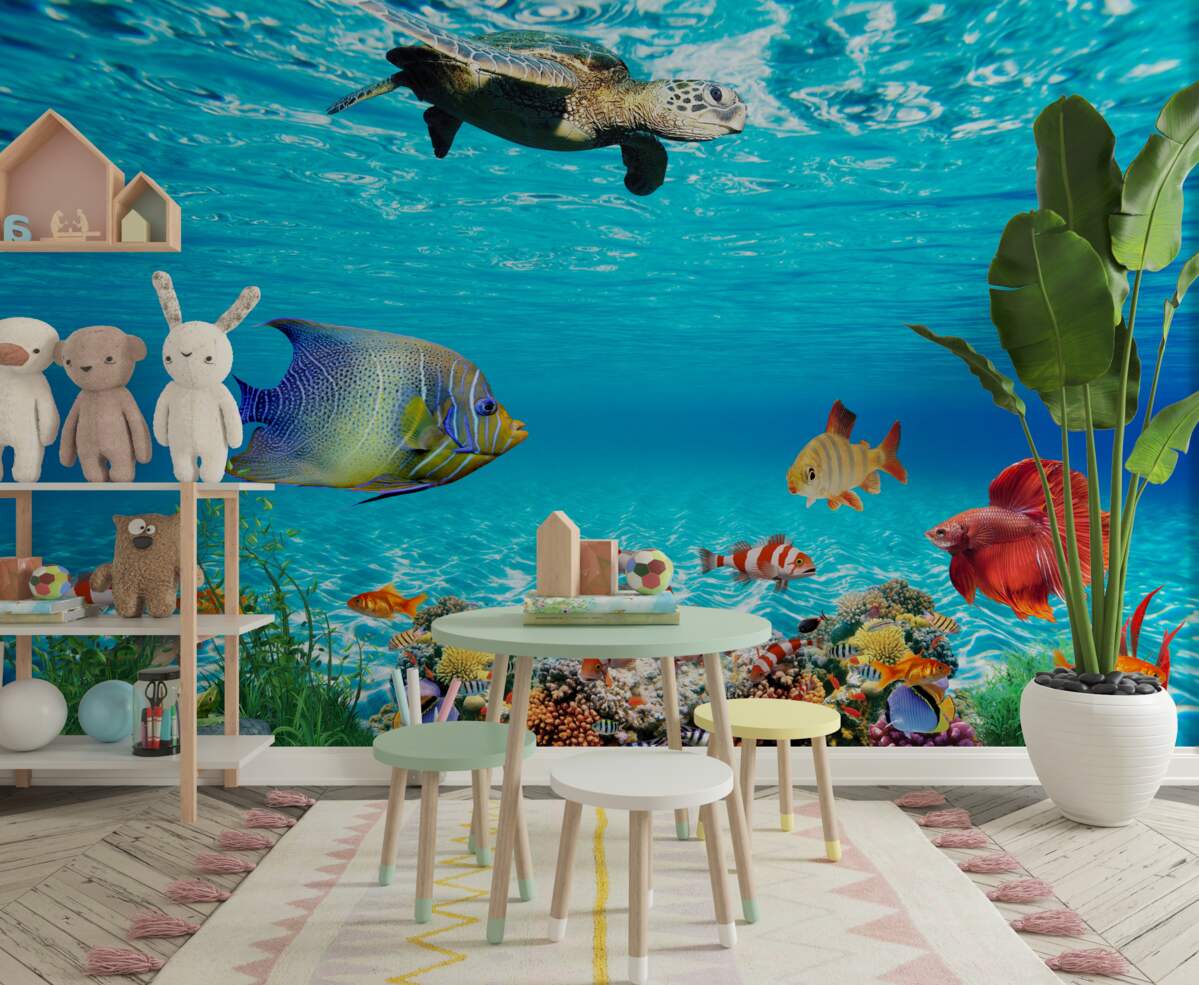 Fototapeta Mieszkańcy podwodnego oceanu