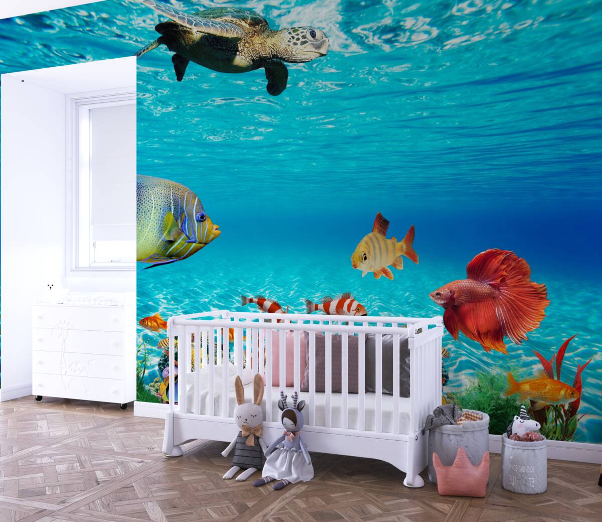 Fototapeta Mieszkańcy podwodnego oceanu