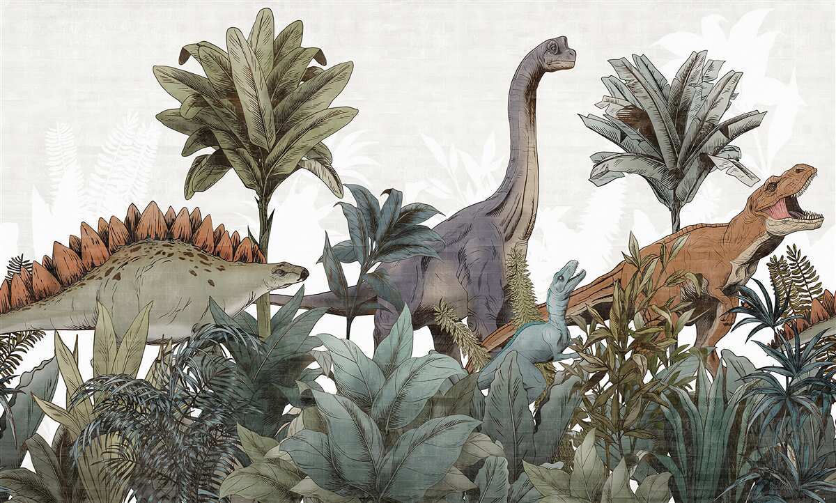 Fototapeta Potężne starożytne dinozaury