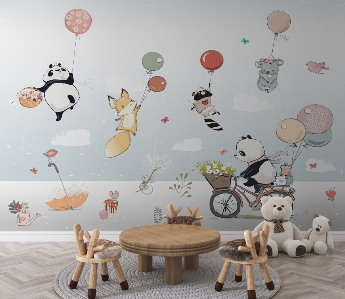 Fototapeta Zwierzęta z balonów