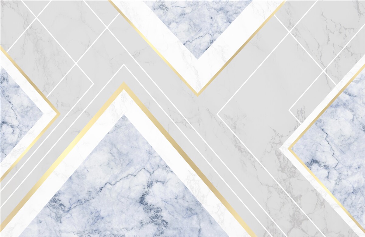 Fototapeta Gładka geometria na marmurze