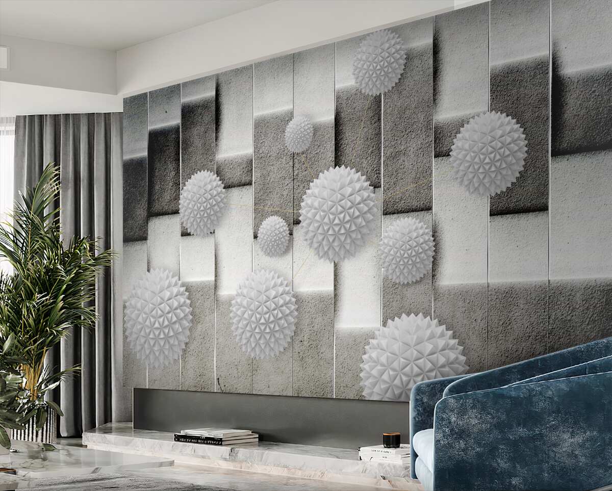 Fototapeta Ostre kule i geometria