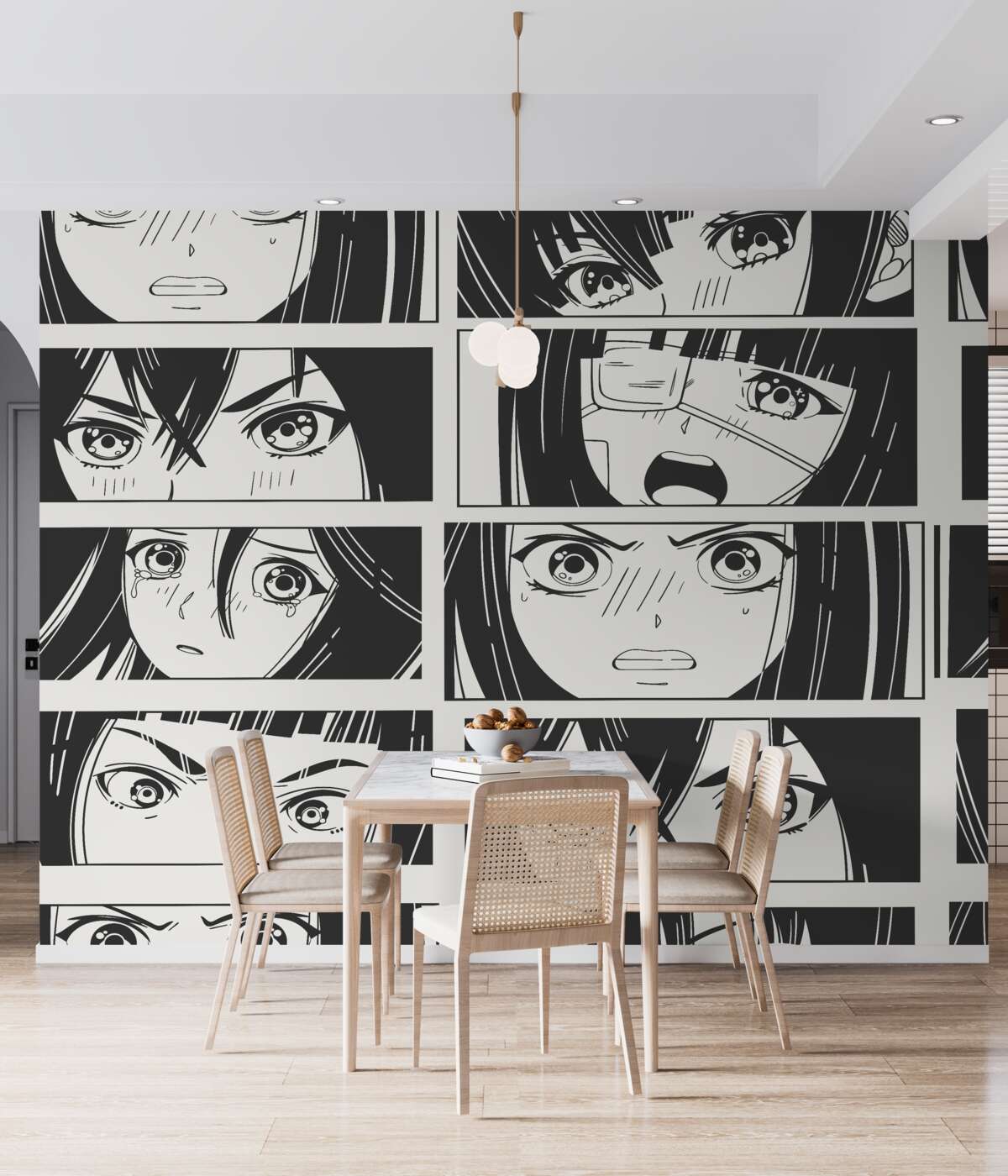 Fototapeta Emocje komiksowych dziewcząt