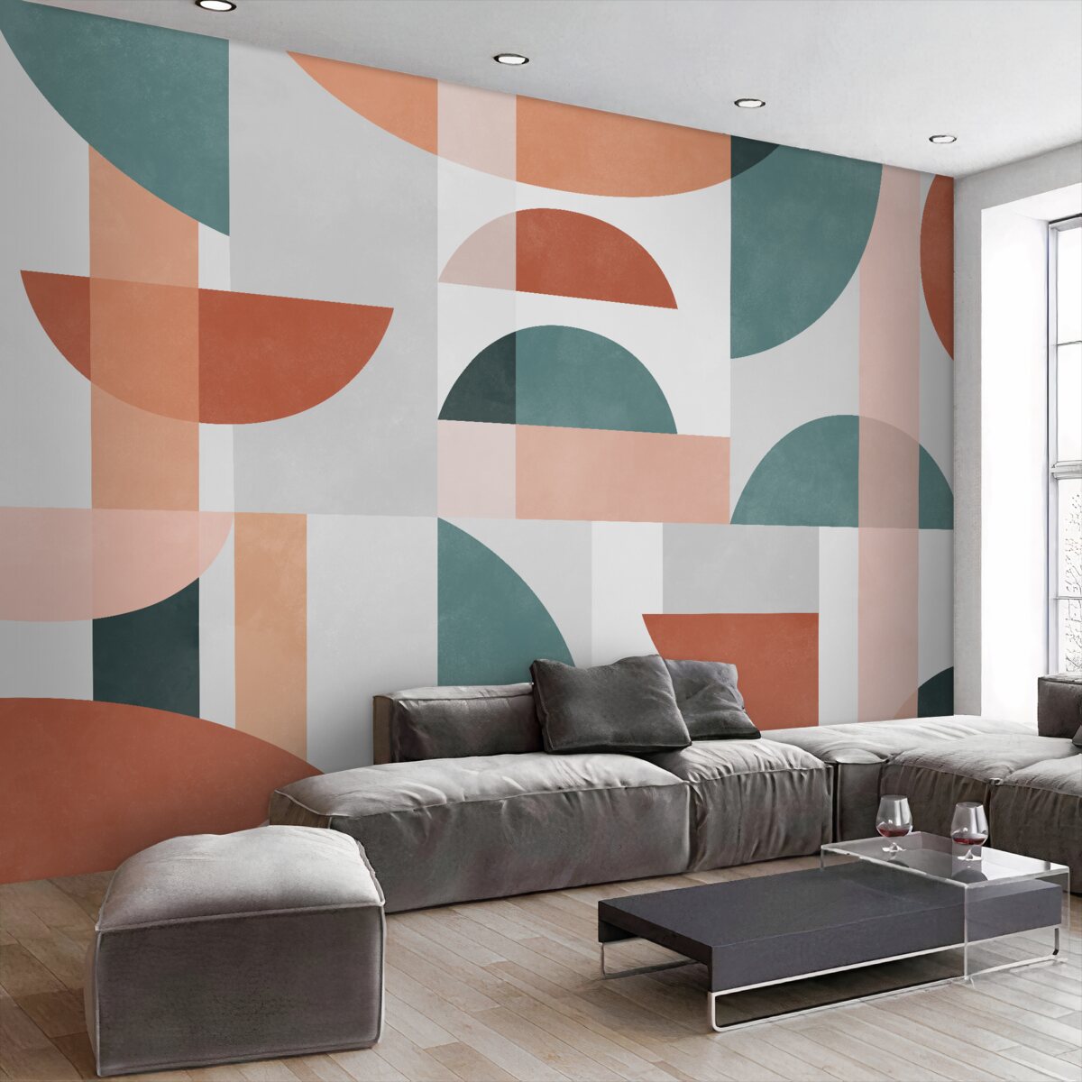 Fototapeta Abstrakcja z kształtów geometrycznych