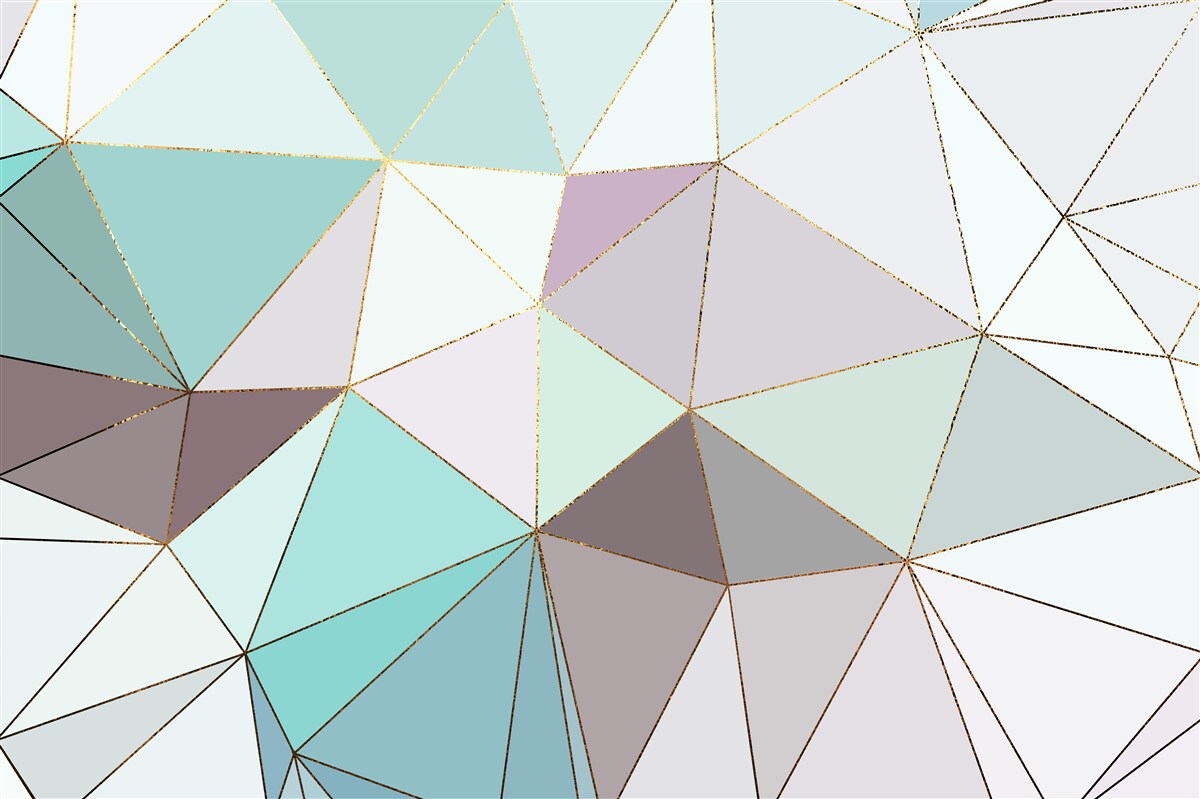 Fototapeta Geometryczne kształty na marmurze