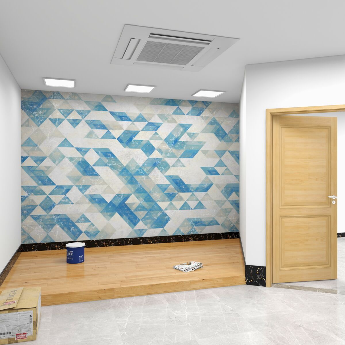 Fototapeta Abstrakcja z kształtów geometrycznych