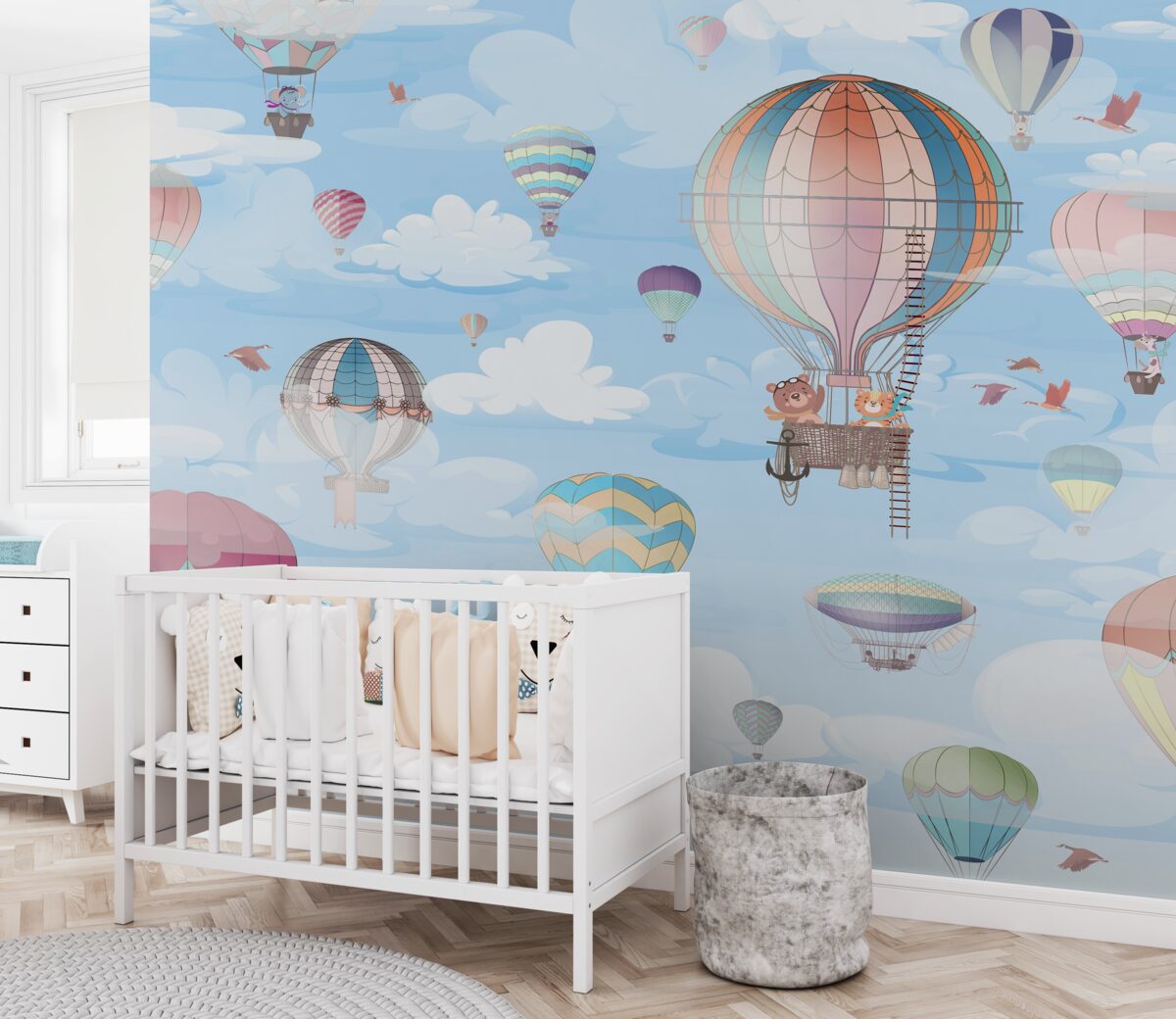Fototapeta Balony z pływającymi zwierzętami