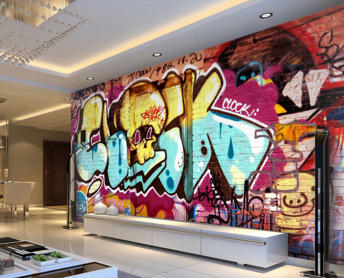 Fototapeta Jasny napis graffiti