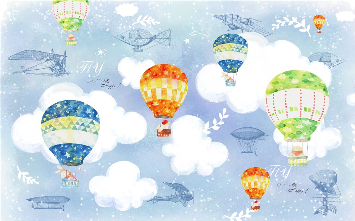Fototapeta Kolorowe balony powietrzne