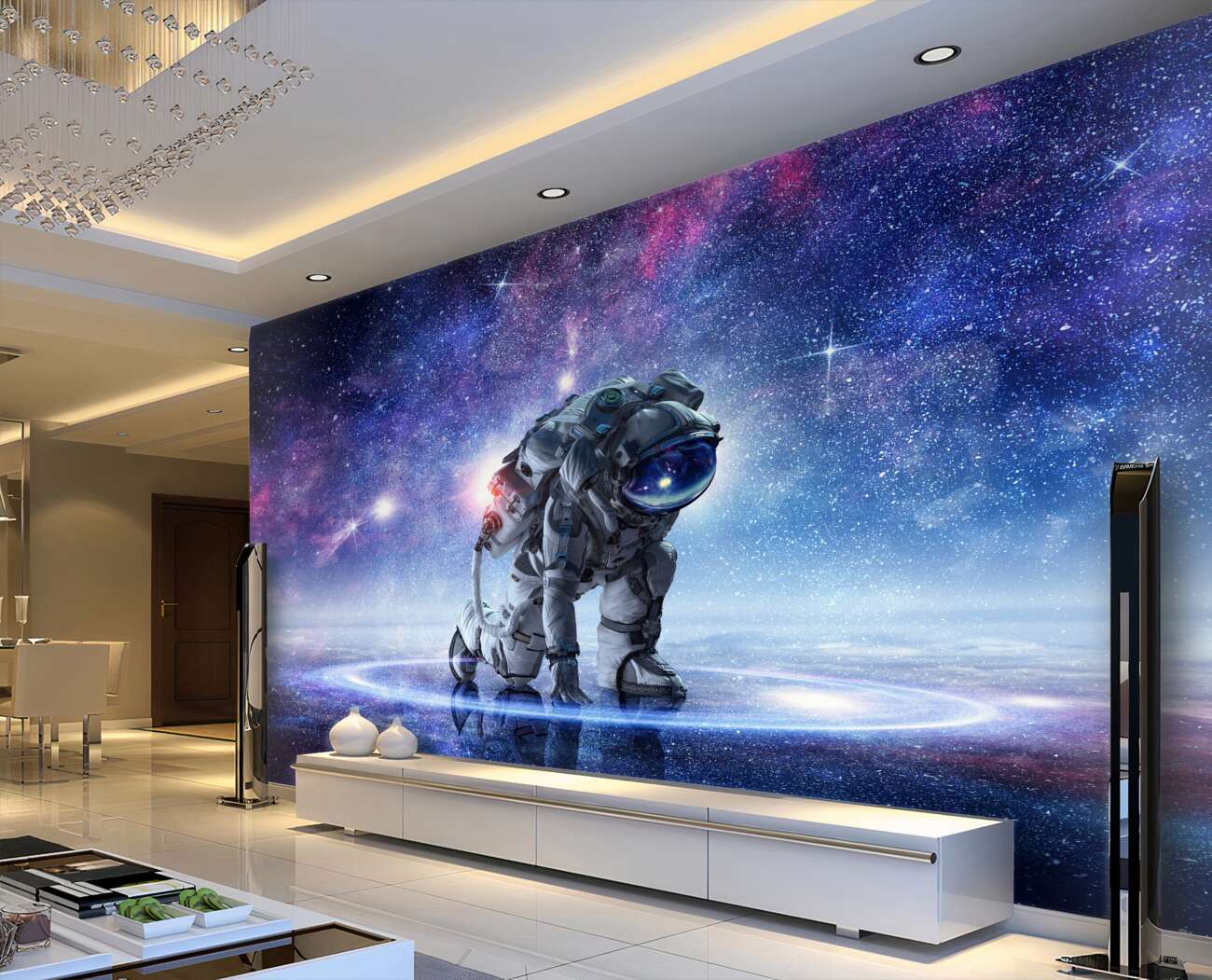 Fototapeta Kosmiczny astronauta