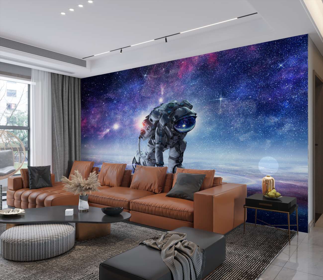 Fototapeta Kosmiczny astronauta