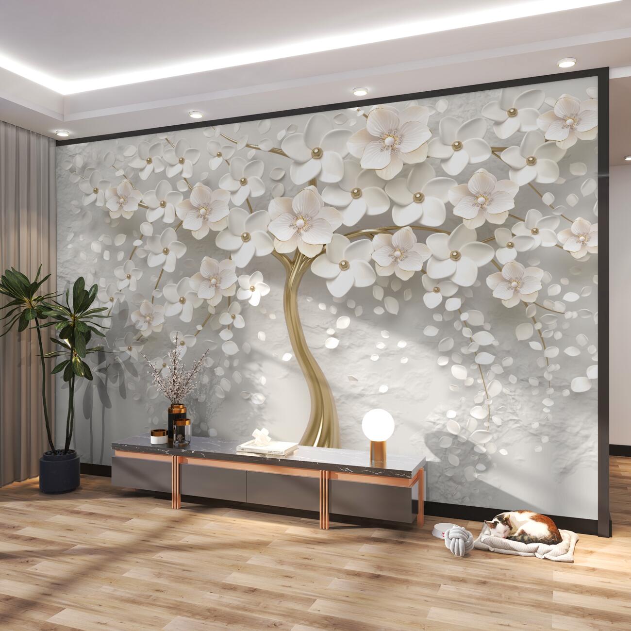 Fototapeta Sakura kwitnie abstrakcję