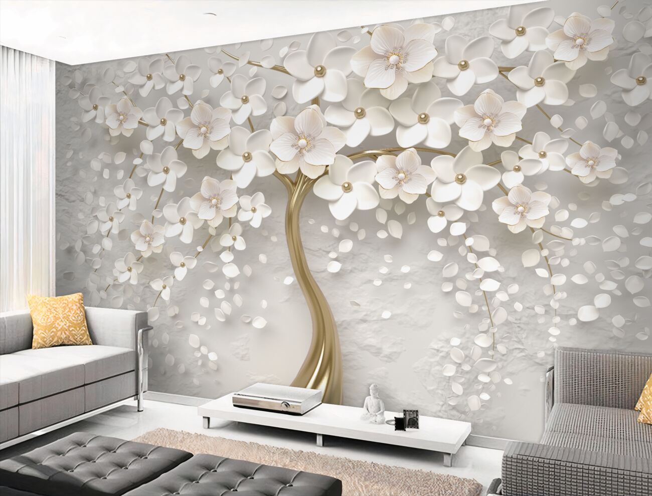 Fototapeta Sakura kwitnie abstrakcję