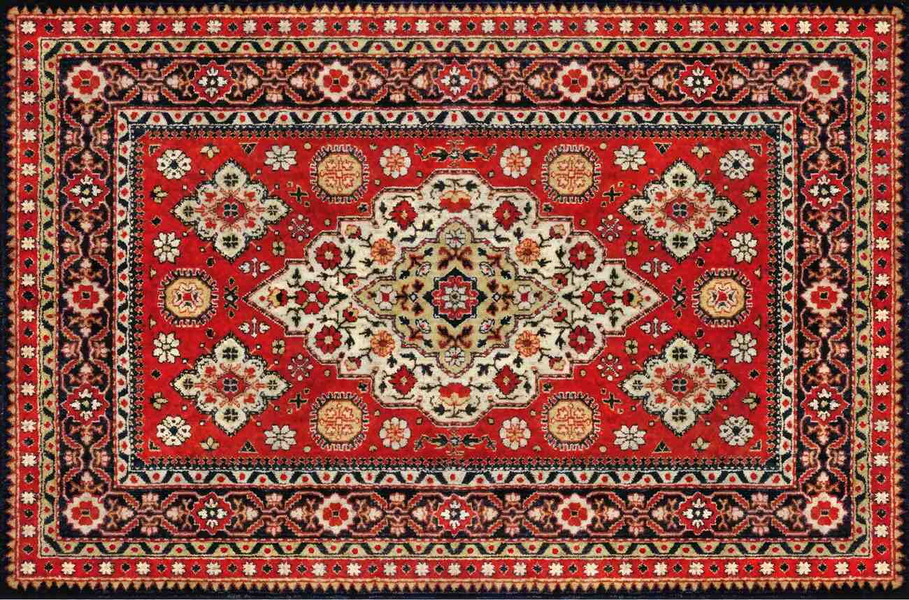 Fototapeta Red-Black Abstract dywet