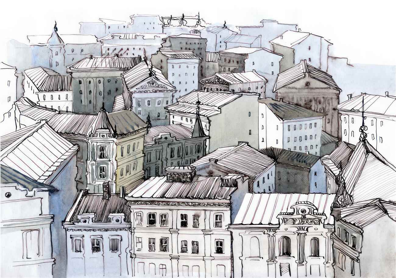 Fototapeta Architektura starego miasta