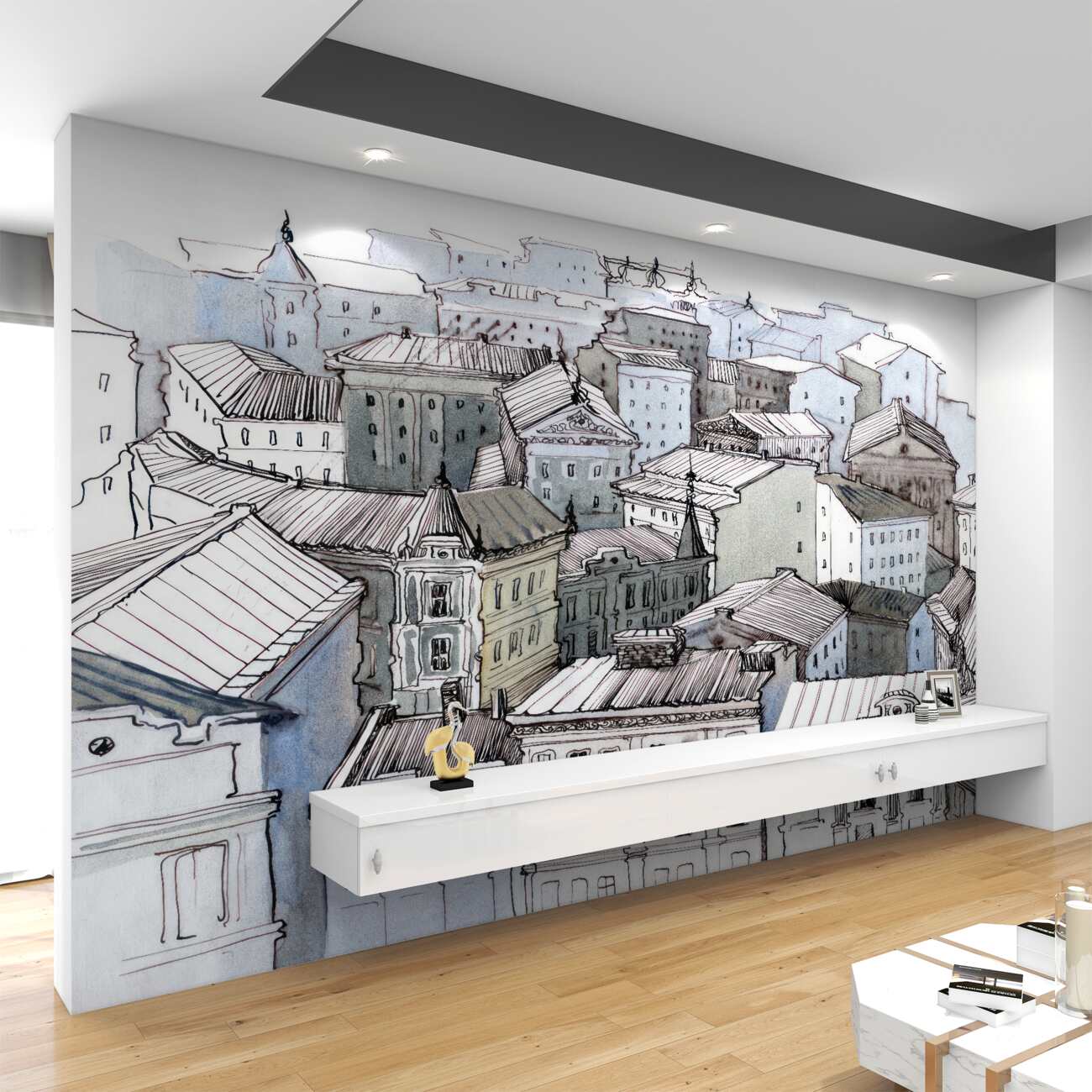 Fototapeta Architektura starego miasta