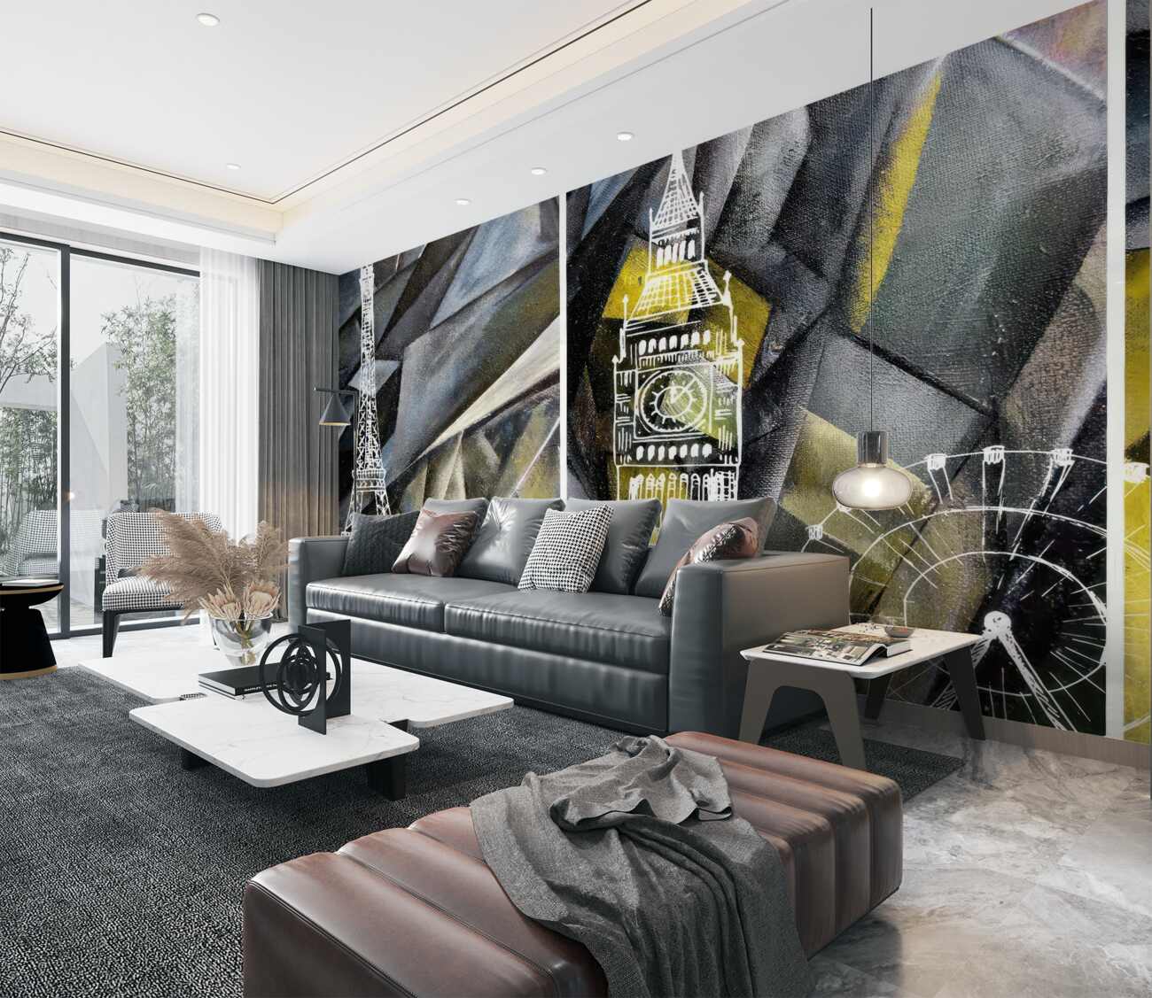 Fototapeta Architektura atrakcji jest abstrakcyjna