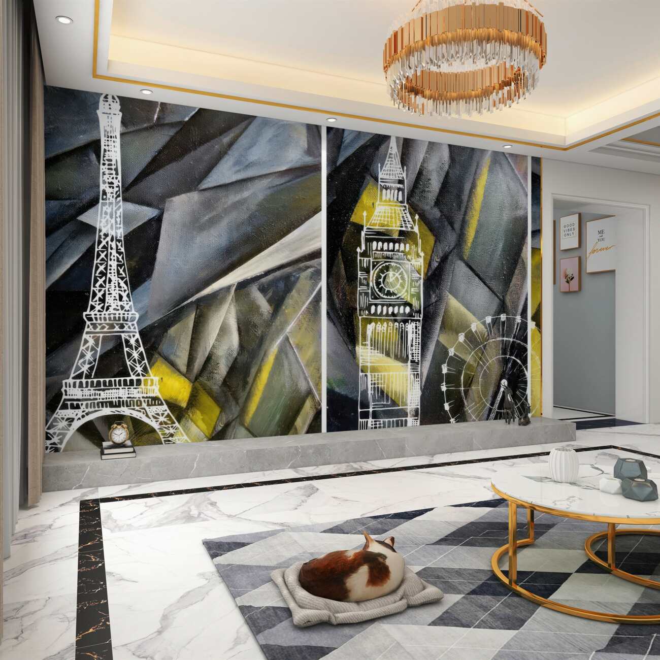 Fototapeta Architektura atrakcji jest abstrakcyjna