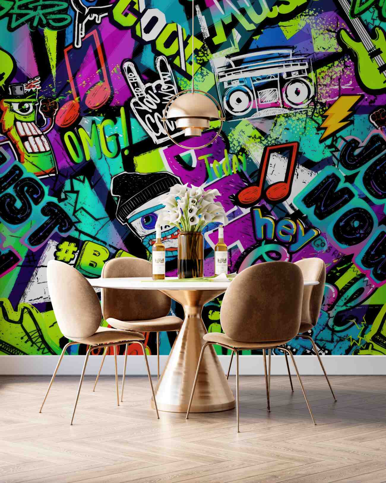 Fototapeta Nowoczesne stylowe graffiti
