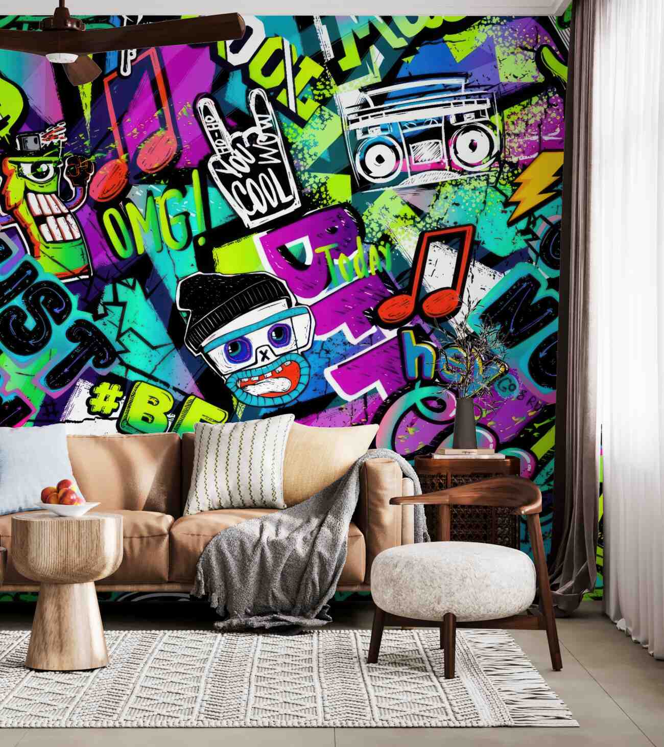 Fototapeta Nowoczesne stylowe graffiti
