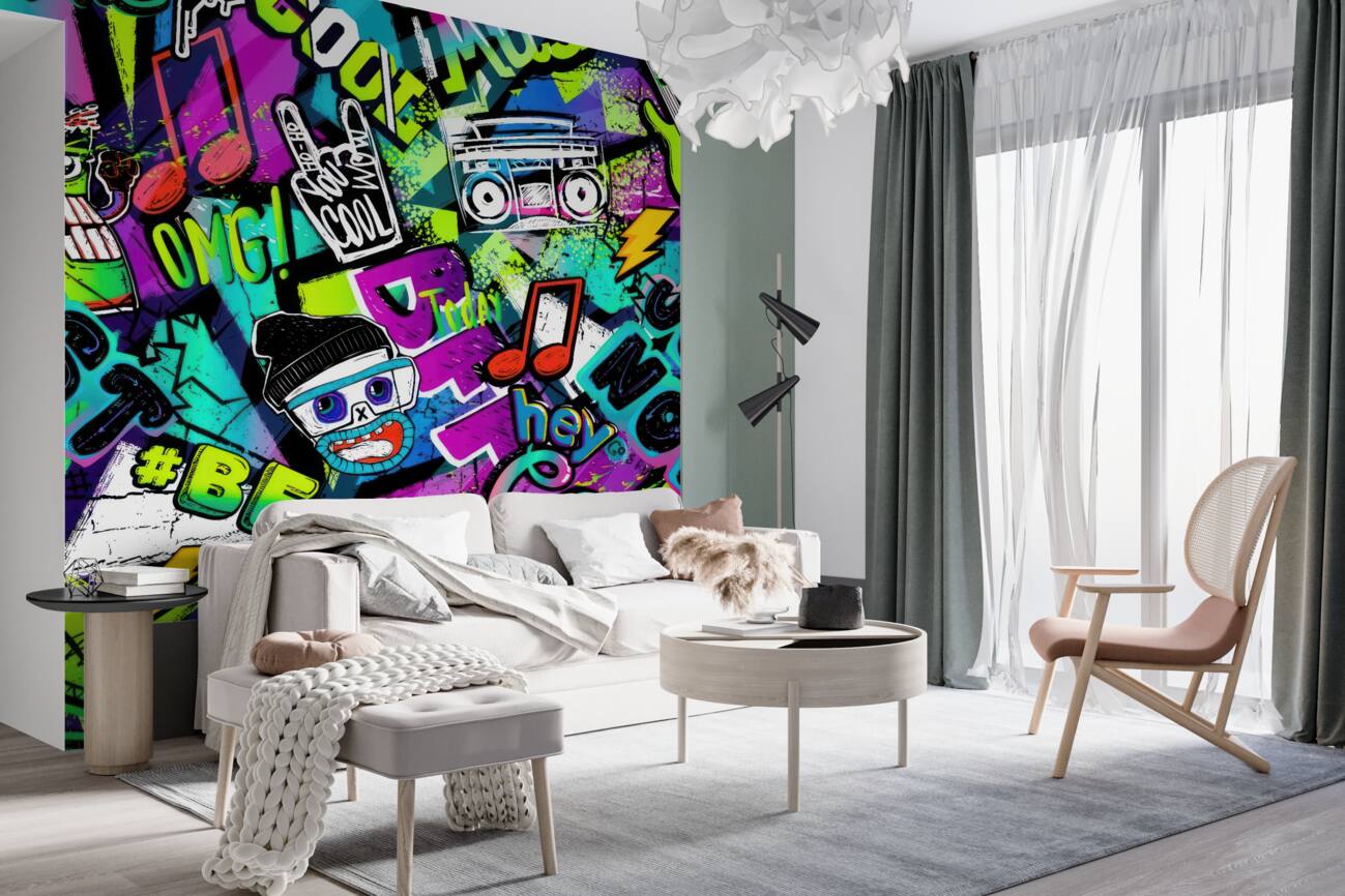 Fototapeta Nowoczesne stylowe graffiti