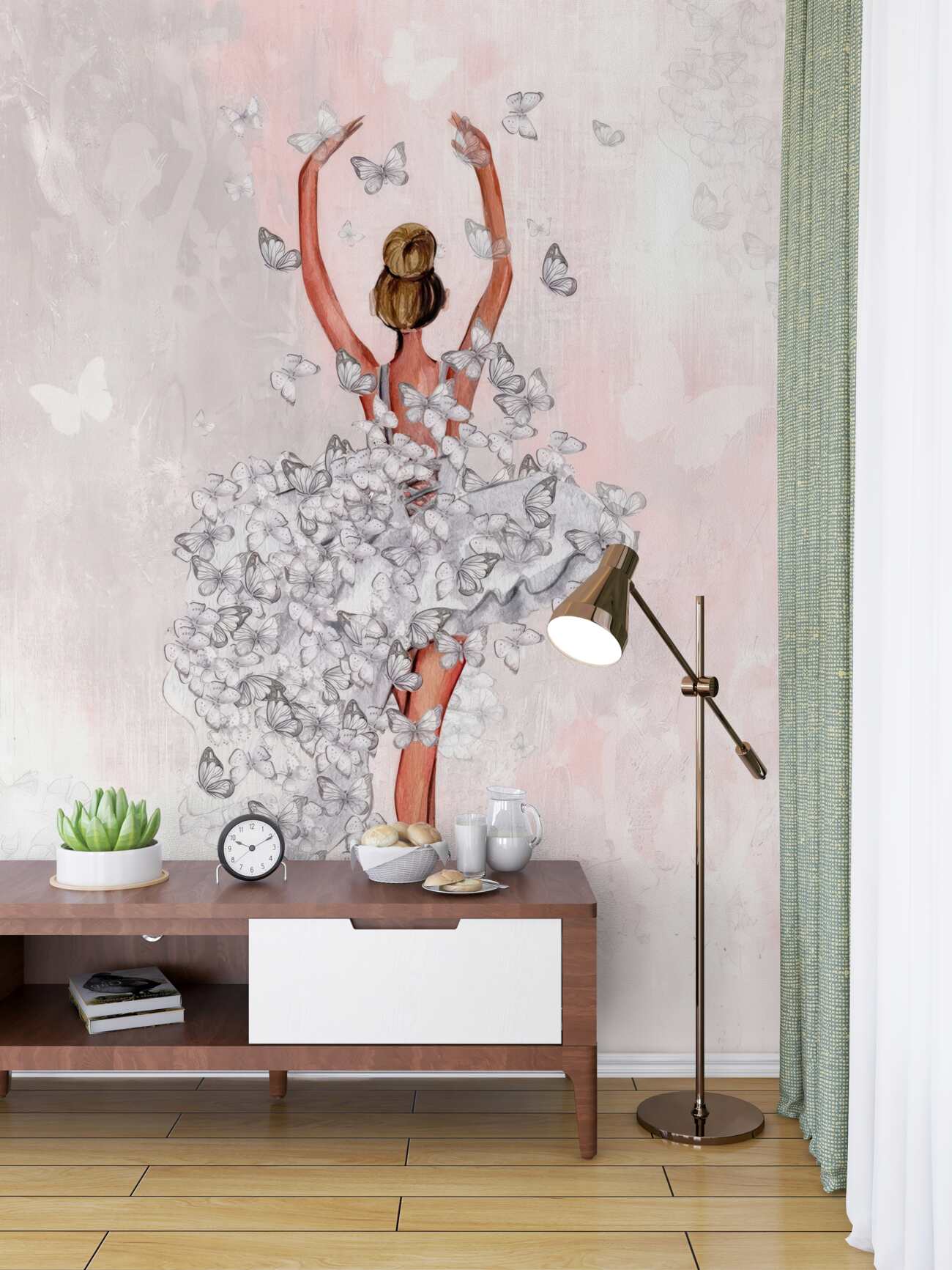 Fototapeta Balerina w motywach