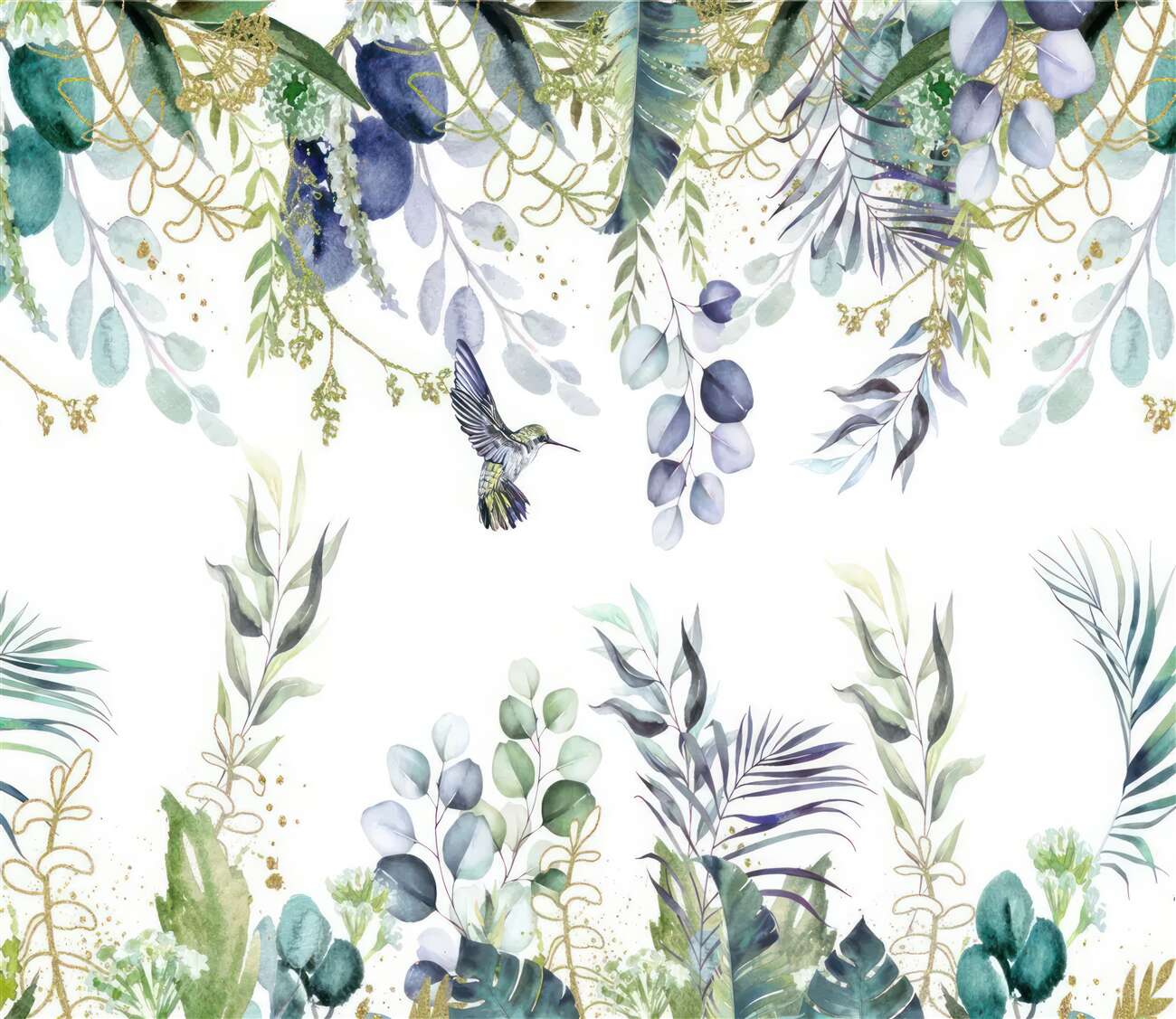 Fototapeta Spring liście w odbiciu wody