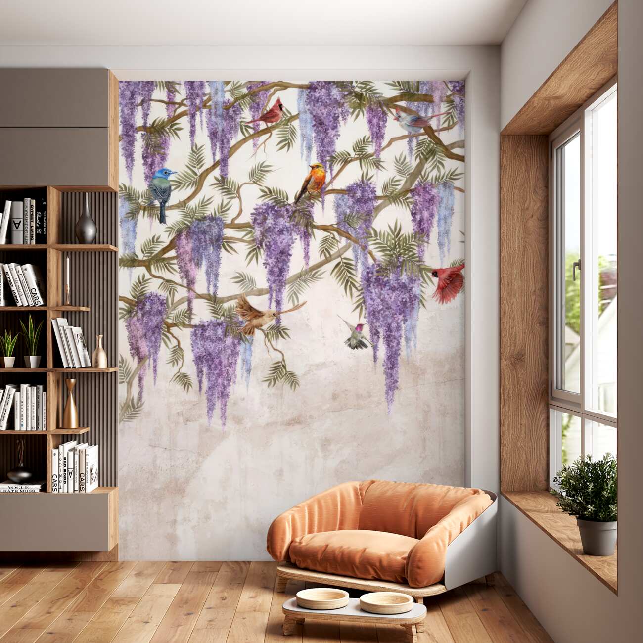 Fototapeta Klastry liliowe wiszą fioletowe