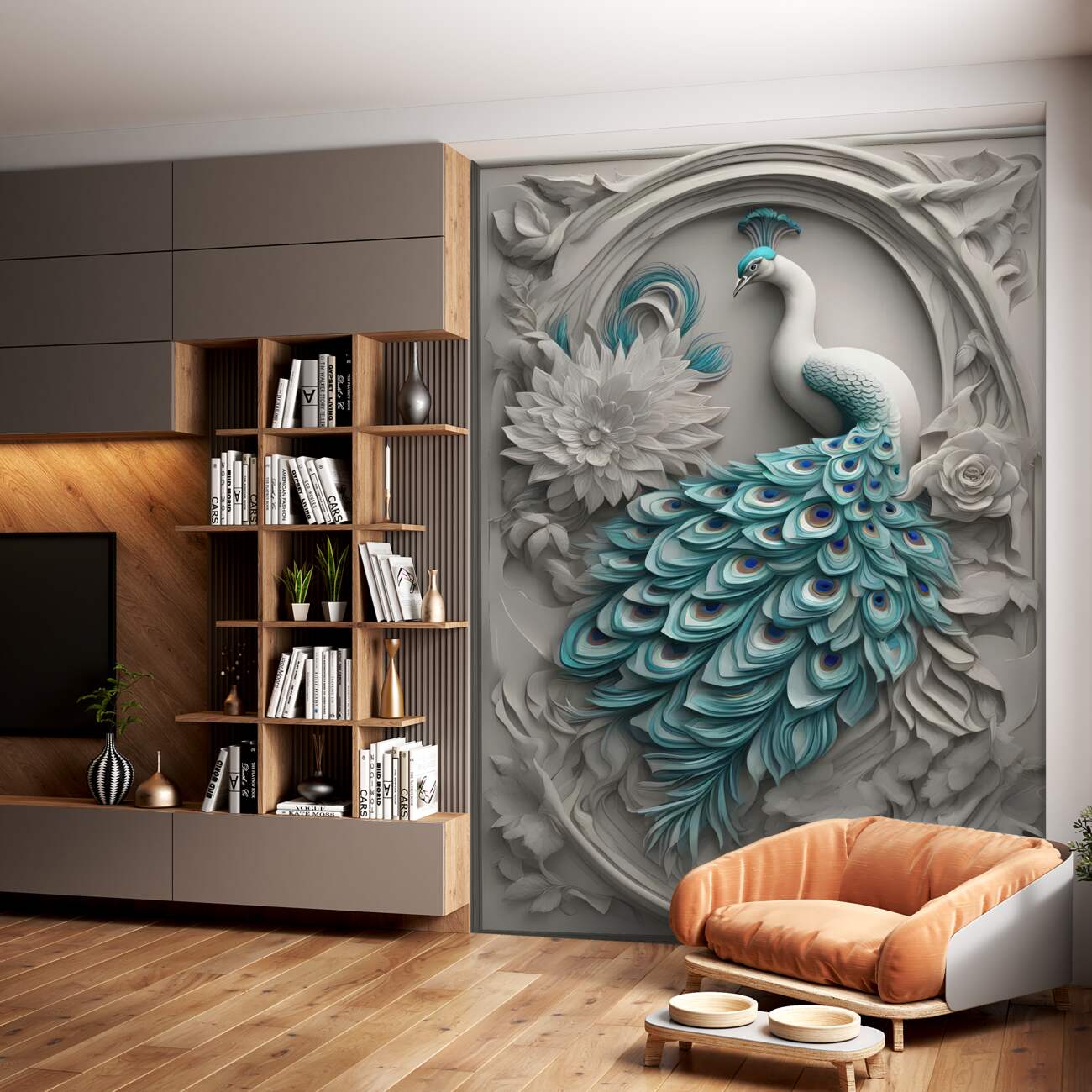 Fototapeta Pavin z ogonem na ścianie 3D
