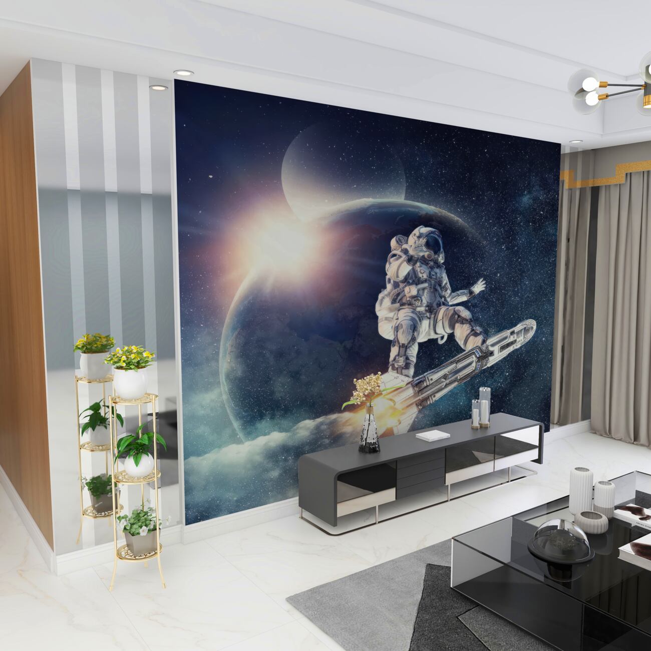 Fototapeta Rakiet astronauta