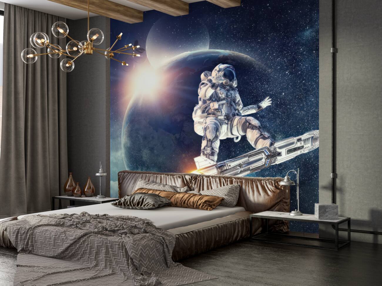 Fototapeta Rakiet astronauta