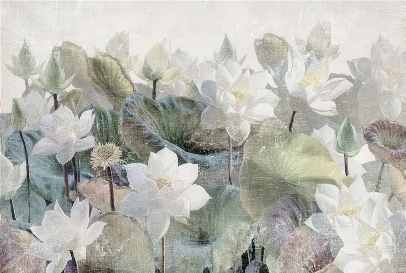 Fototapeta Magnolia kwitnie po deszczu