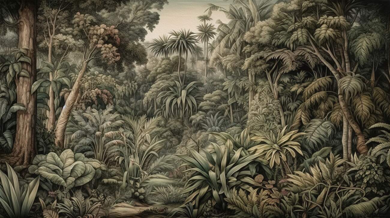 Fototapeta Gruba tropikalna dżungla
