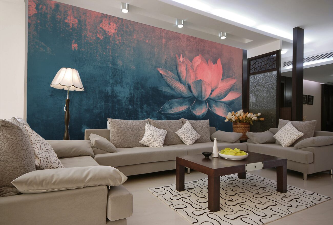 Fototapeta Sleep Lotus na nocnej wodzie