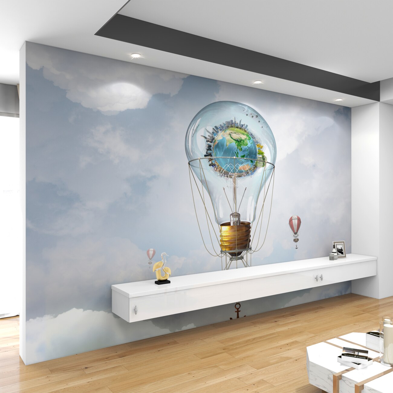 Fototapeta Ciasto w postaci abstrakcji lampy