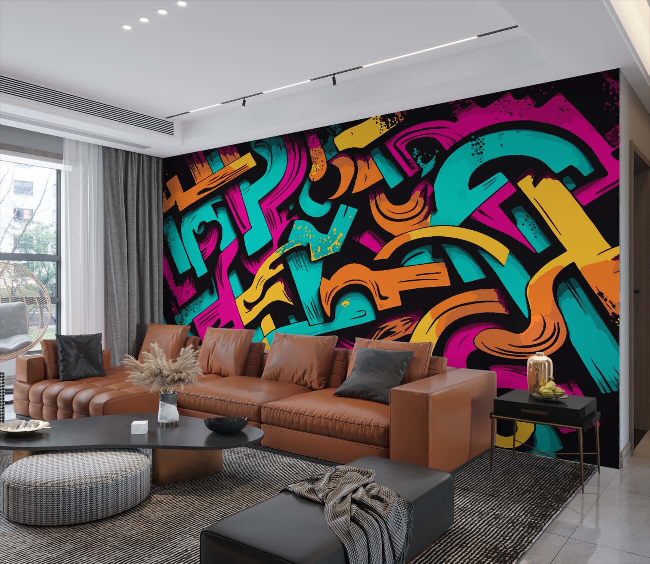 Fototapeta Graffiti odblokowują nowoczesne