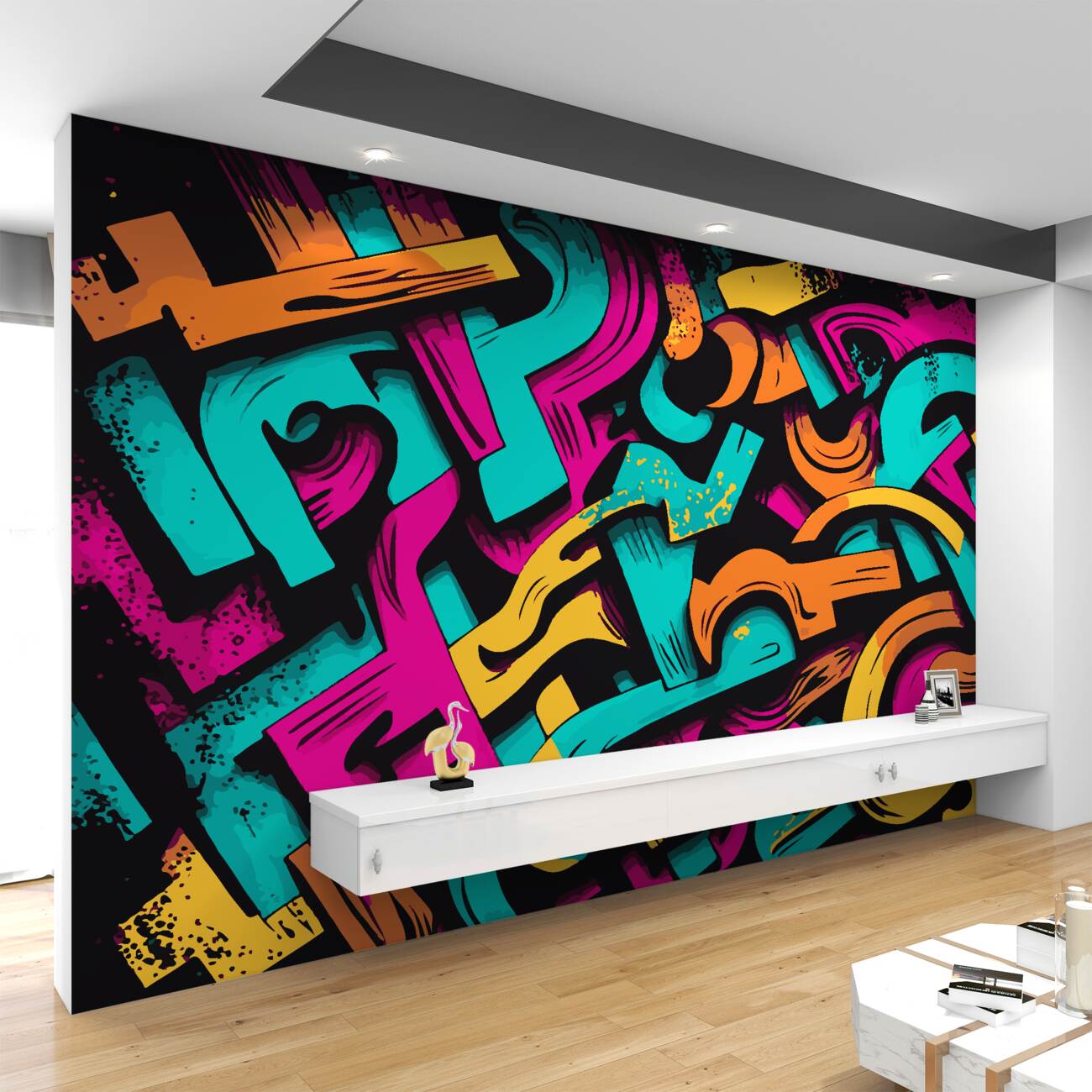 Fototapeta Graffiti odblokowują nowoczesne