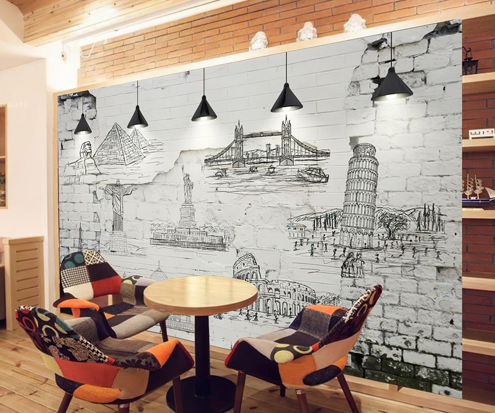 Fototapeta monumenty czarno-bialy