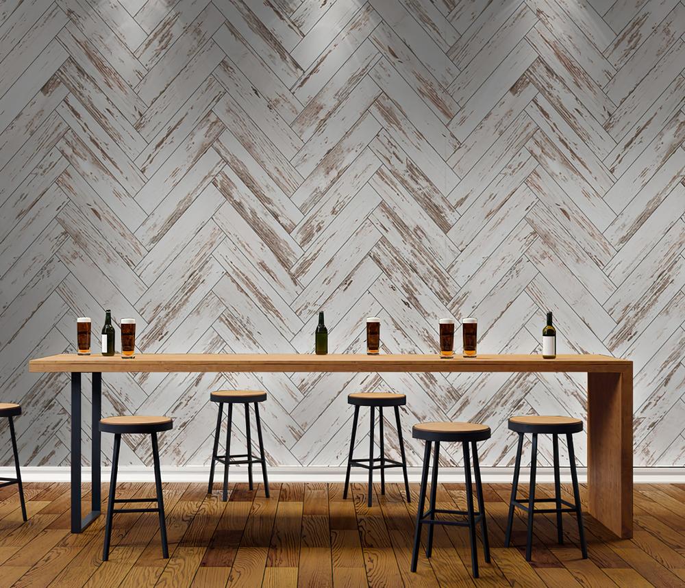 Fototapeta chevron biały brązowy