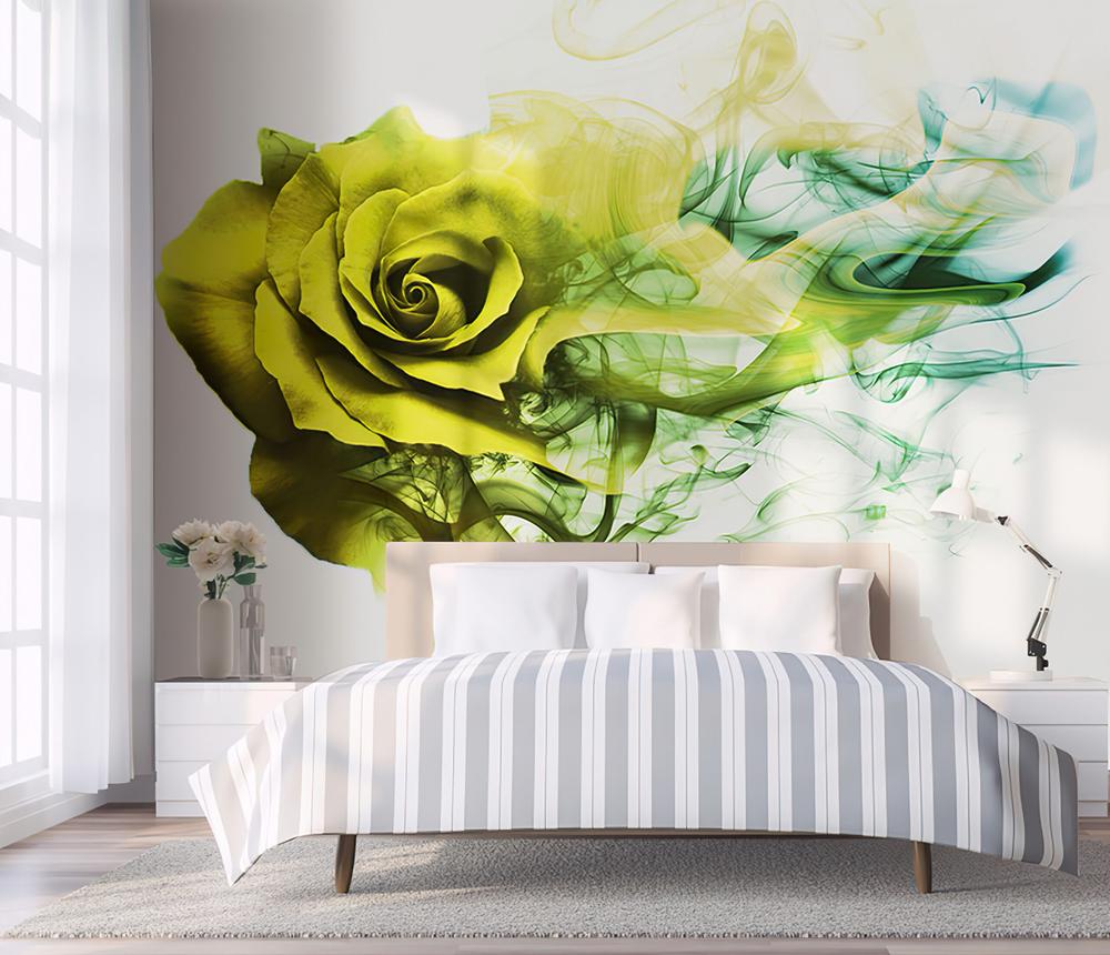 Fototapeta róż żółta wirujące
