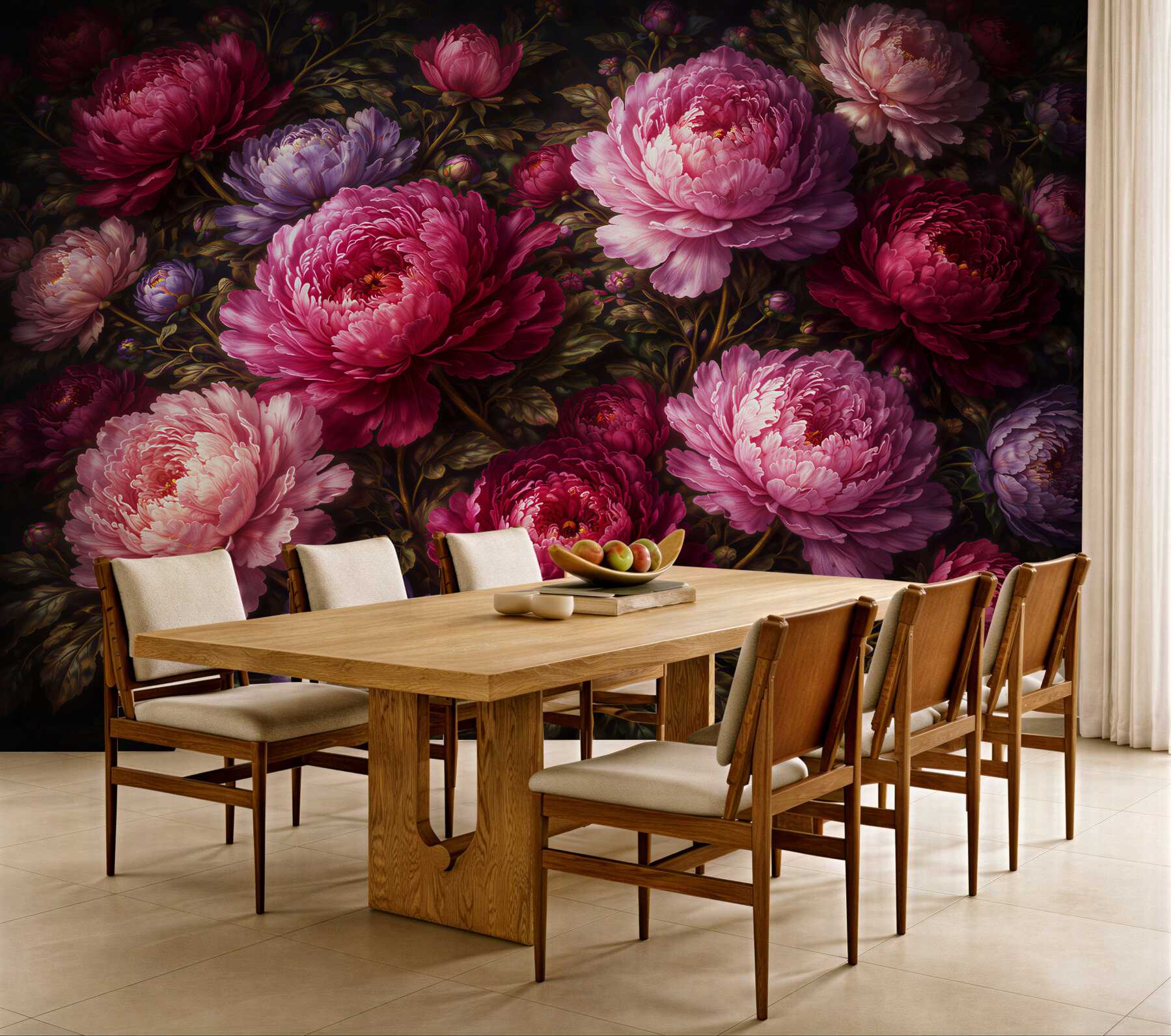 Fototapeta peonie w królewskim rozkwicie