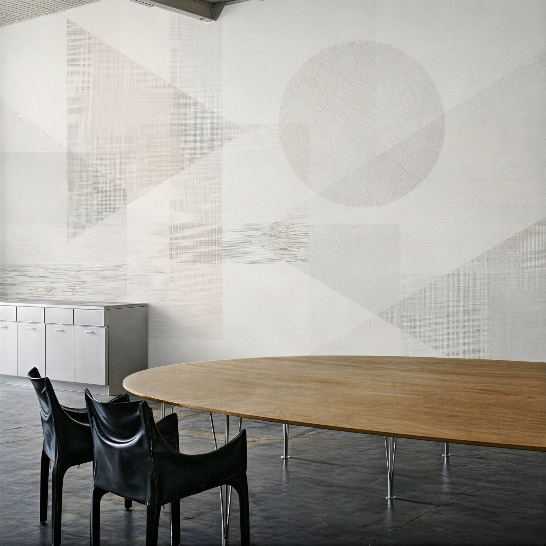 Fototapeta subtelna geometria w beżach
