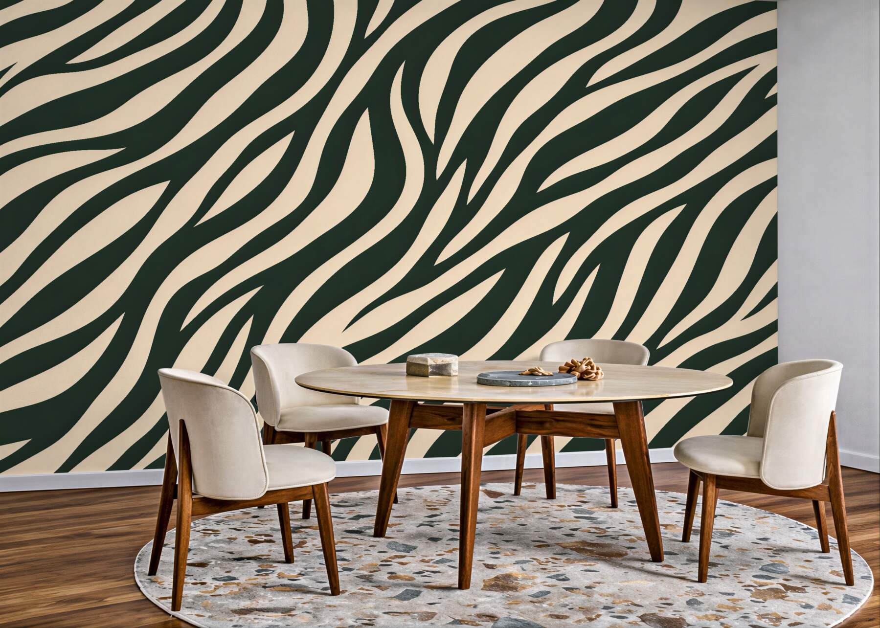 Fototapeta zebra w nowoczesnym rytmie