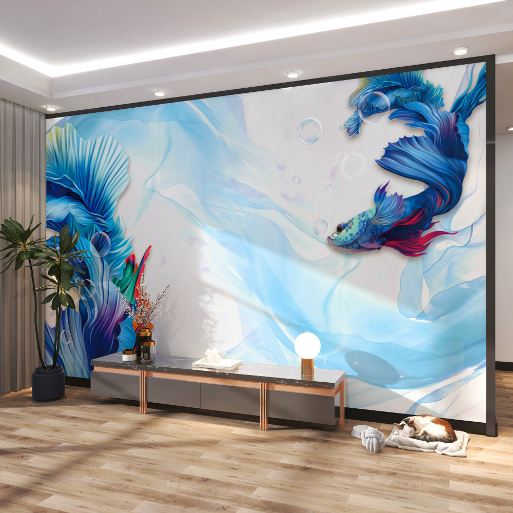 Fototapeta ryba bluetail w wodzie