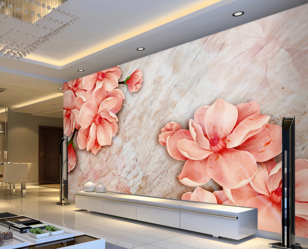 Fototapeta różowe kwiaty magnolii