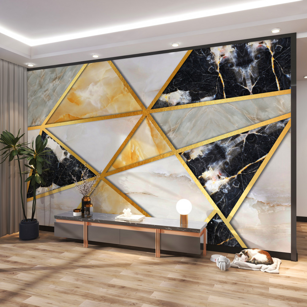 Fototapeta marmurowe tło geometryczne