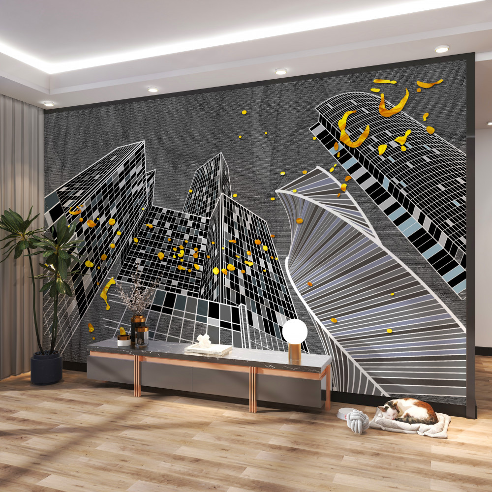 Fototapeta geometryczna architektura miasta